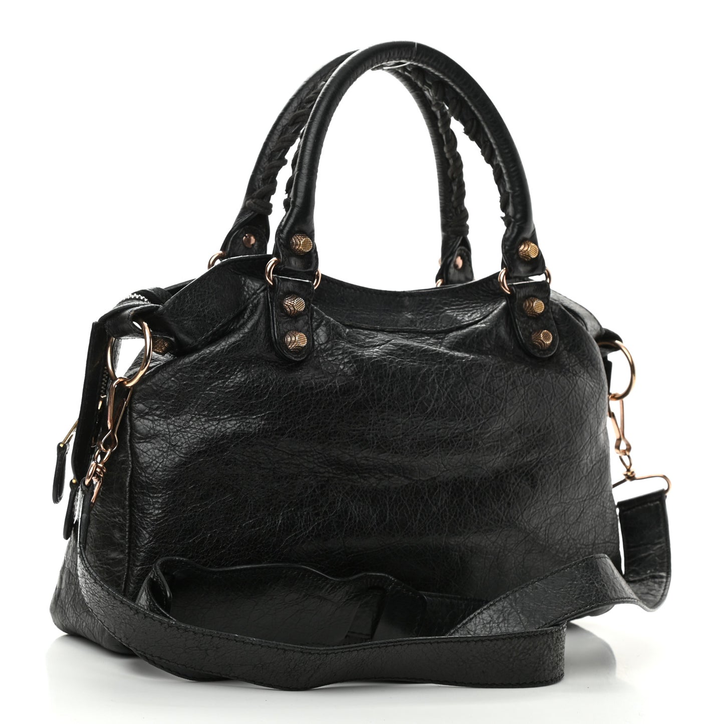 Agneau Giant 12 Gold Hardware Town Black
