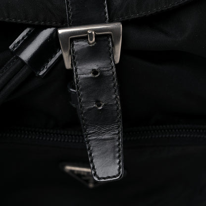 Prada Nylon Vela Mini Cinch Backpack Black 14 of 21