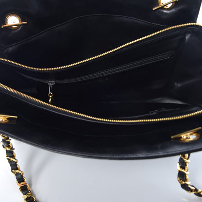 Chanel Lambskin Quilted Shoulder Bag Black 5 of 8