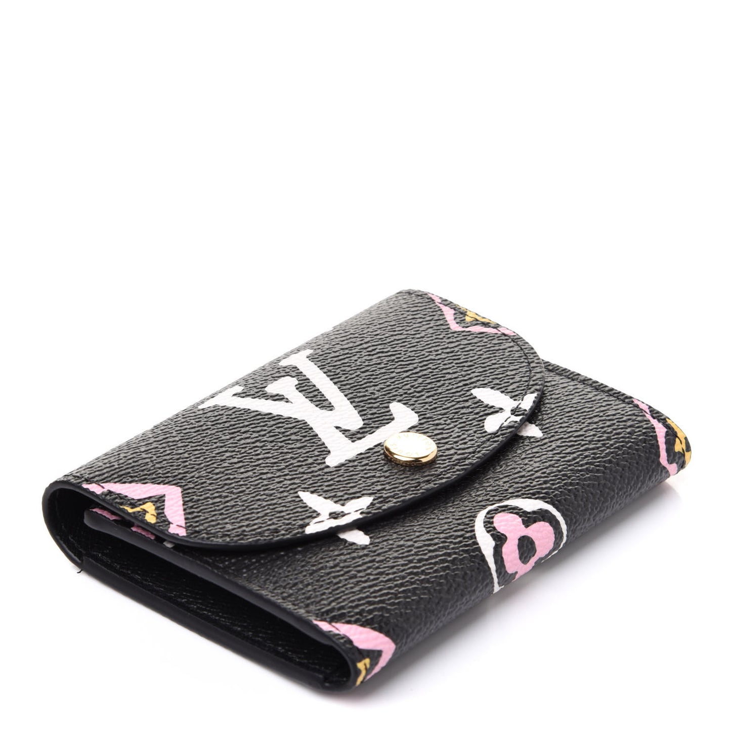 Monogram Giant Wild At Heart Rosalie Coin Purse Black