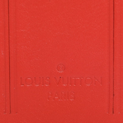Louis Vuitton Calfskin Luggage Tag Red 3 of 4