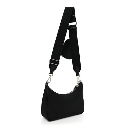 Prada Nylon Re-Edition 2005 Shoulder Bag Black 3 of 12