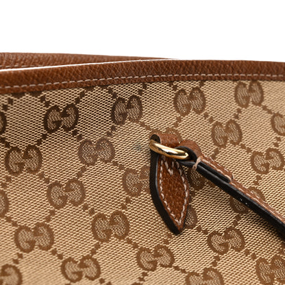 Gucci Monogram Medium Bree Zippered Tote Beige Tabacco 17 of 19