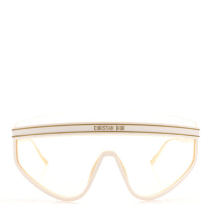 Christian Dior Acetate Mask DiorClub M2U Sunglasses Translucent Ivory 3 of 14