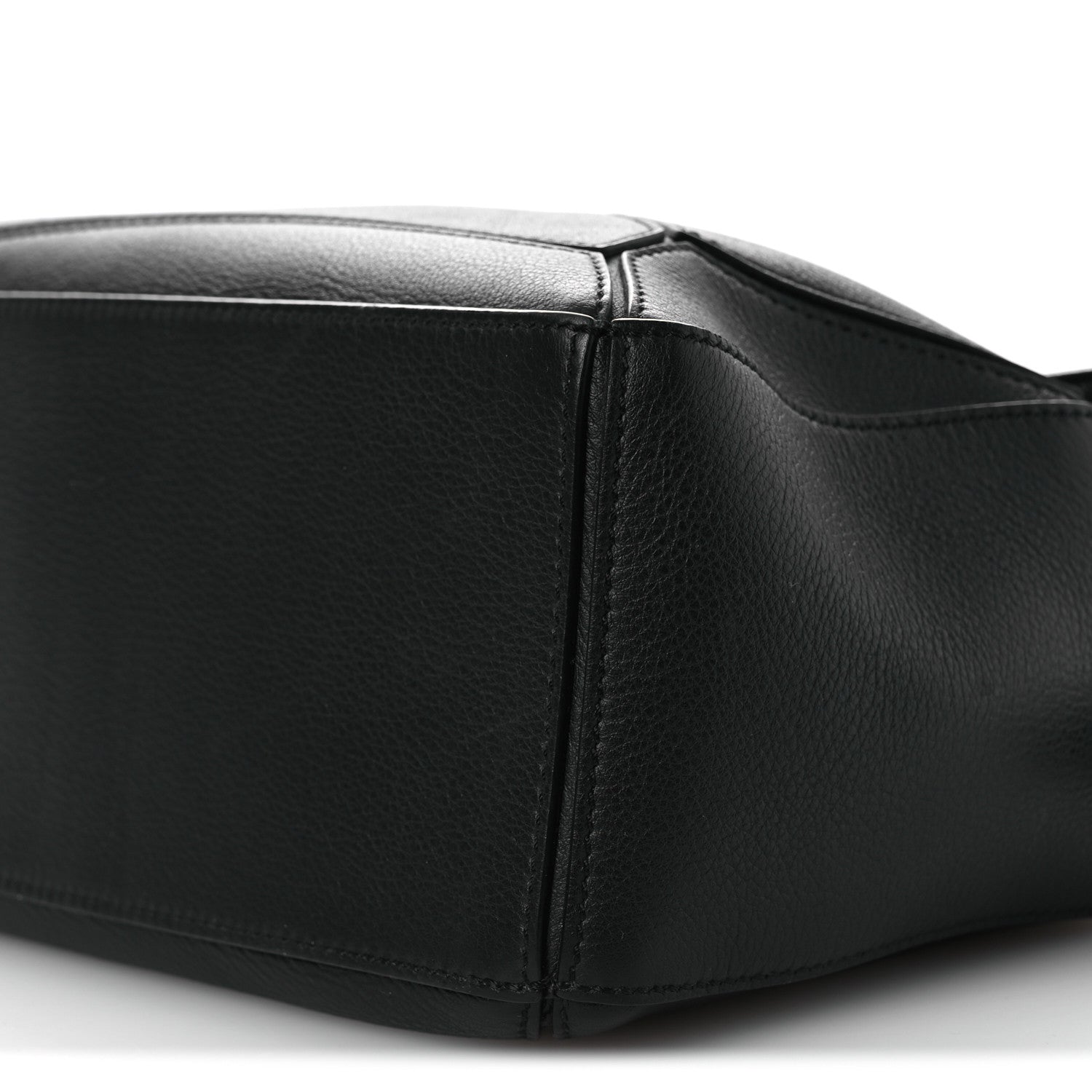 Loewe Calfskin Small Puzzle Edge Bag Black 10 of 11