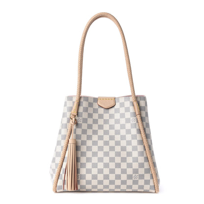Louis Vuitton Damier Azur Propriano Rose Ballerine 1 of 10