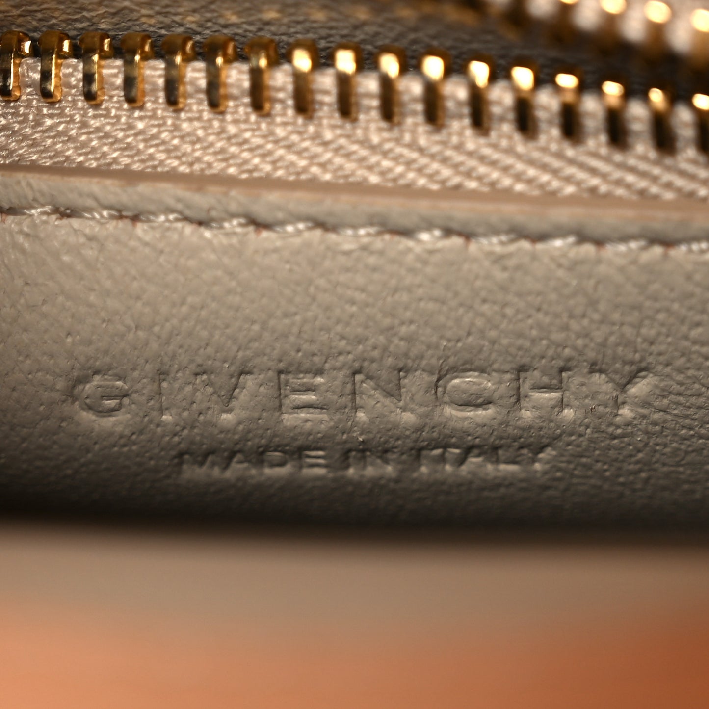 Grained Calfskin Mini Horizon Satchel Beige