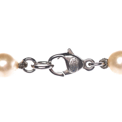 Chanel Pearl CC Long Necklace Light Gold 6 of 7