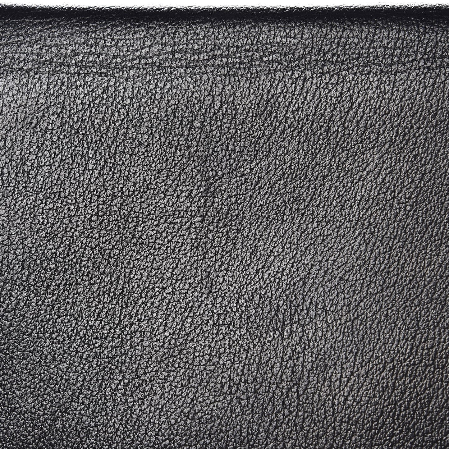 Goatskin Embossed Camellia Wallet On Chain WOC Black