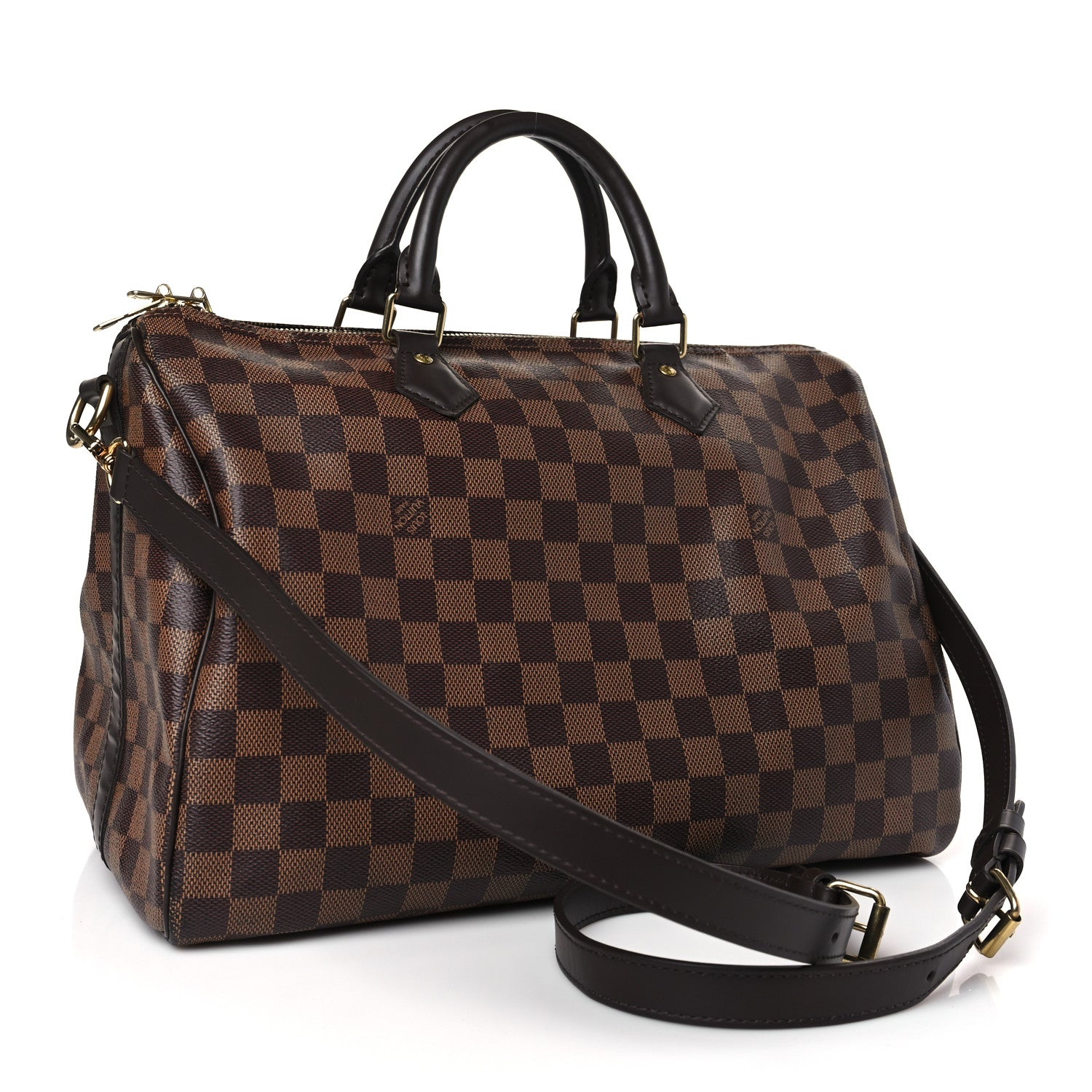 Louis Vuitton Damier Ebene Speedy Bandouliere 30 3 of 9