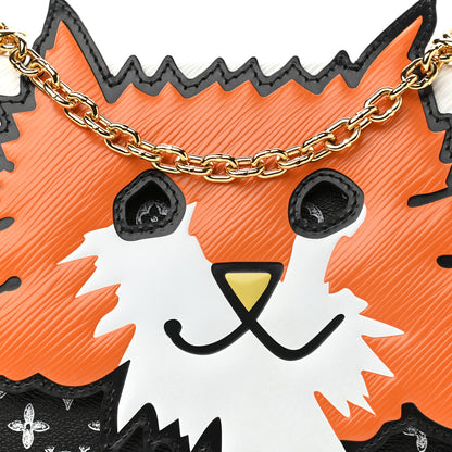Louis Vuitton Epi Catogram Cat Bag Orange Black 10 of 12
