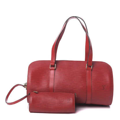 Louis Vuitton Epi Soufflot Castillan Red 1 of 11