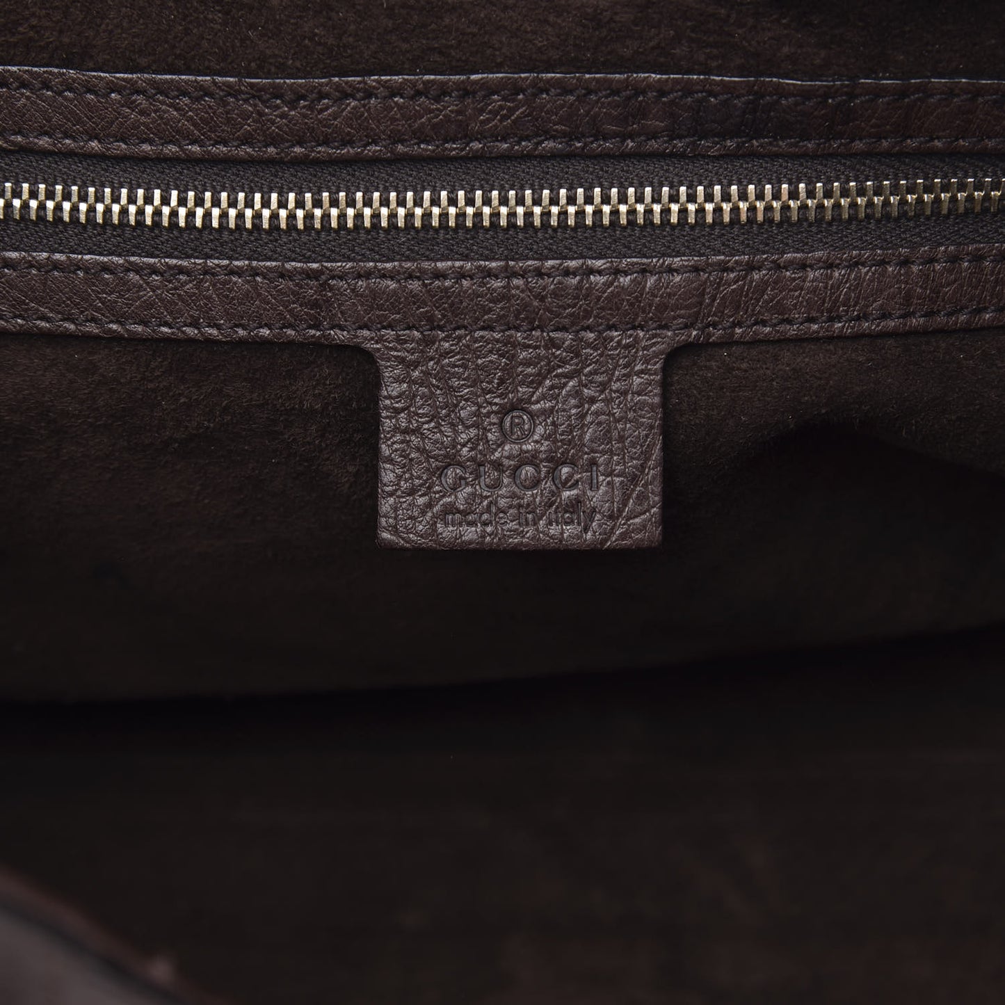 Ostrich Large Bardot Shoulder Bag Brown