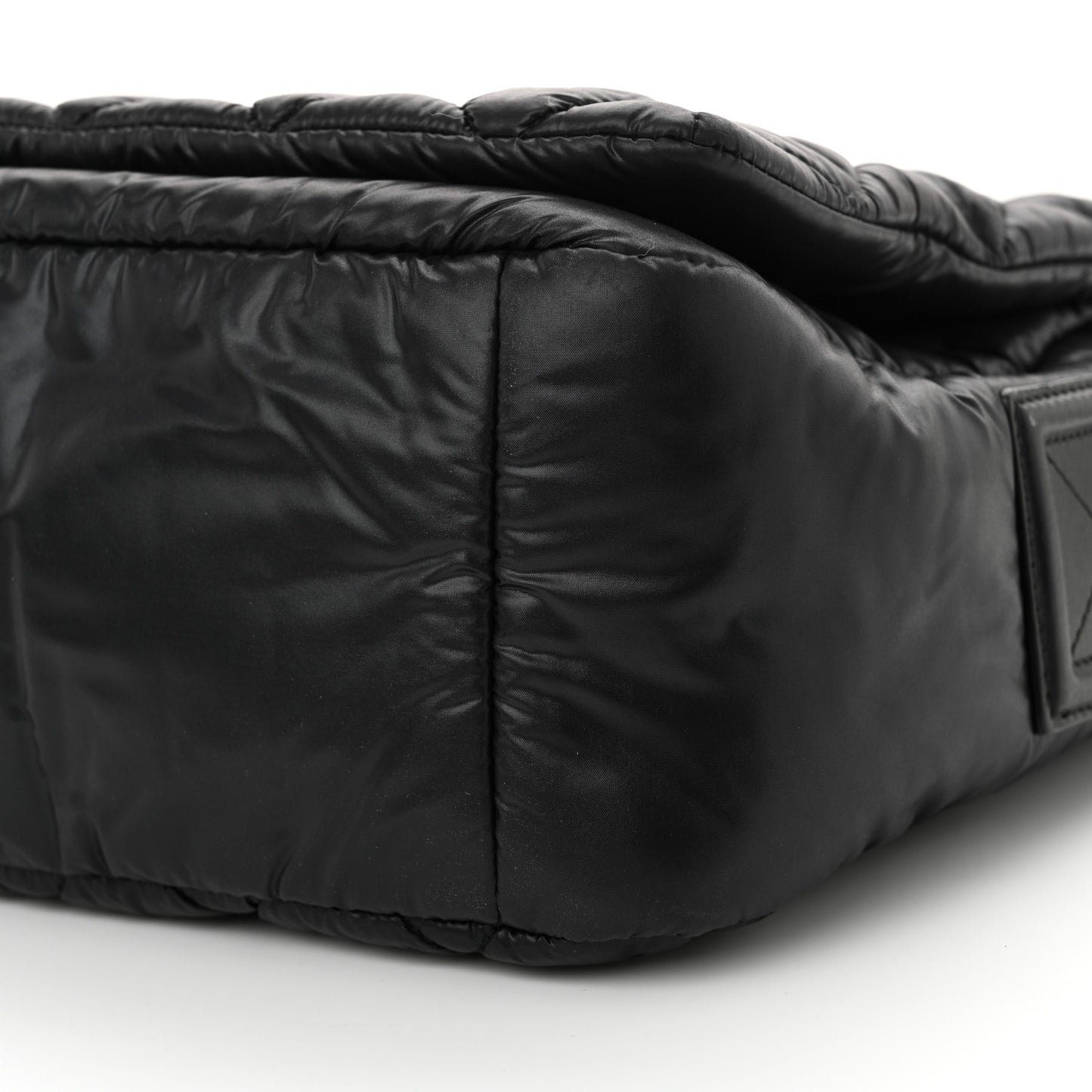 Nylon Small Coco Cocoon Messenger Bag Black