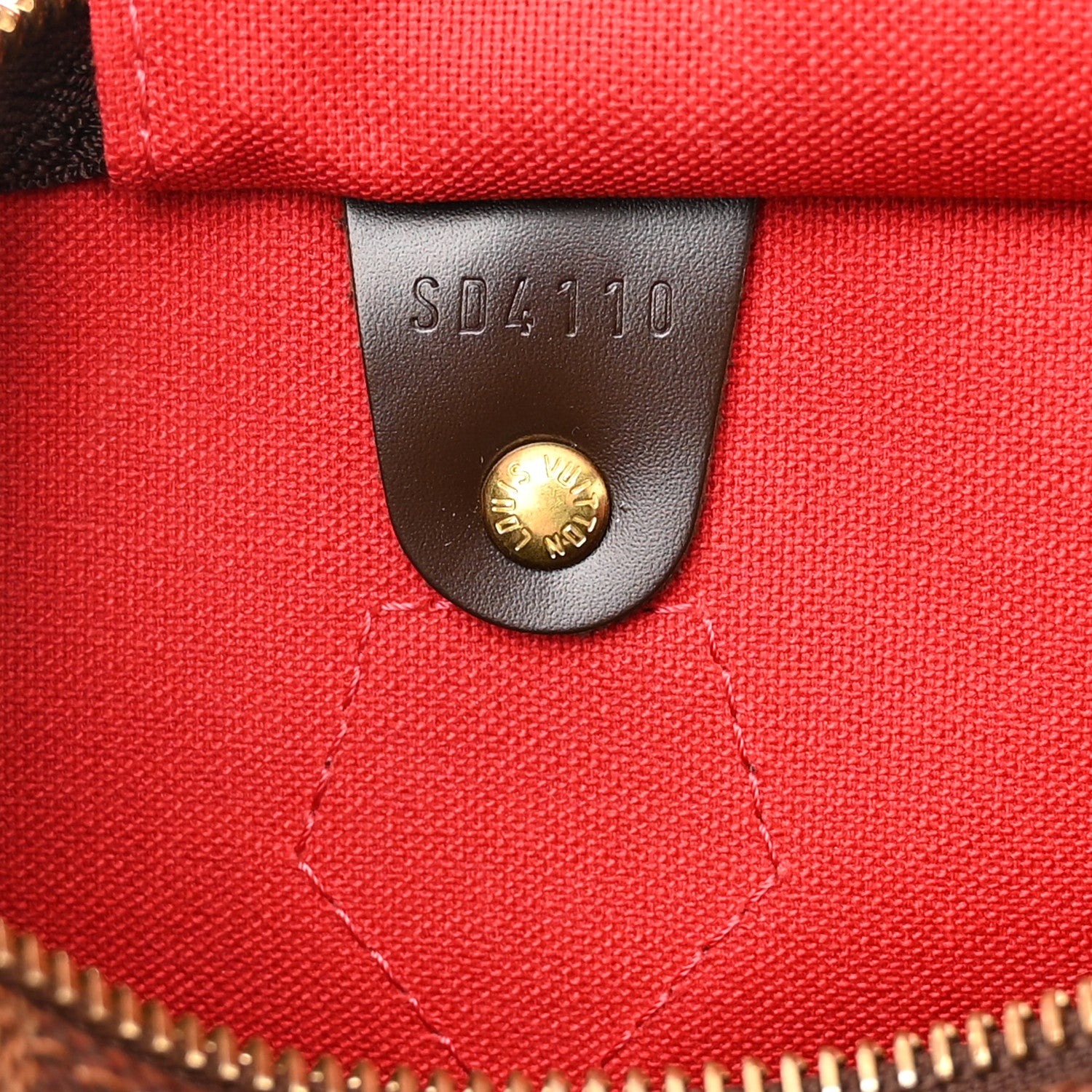 Louis Vuitton Damier Ebene Speedy 35 7 of 12