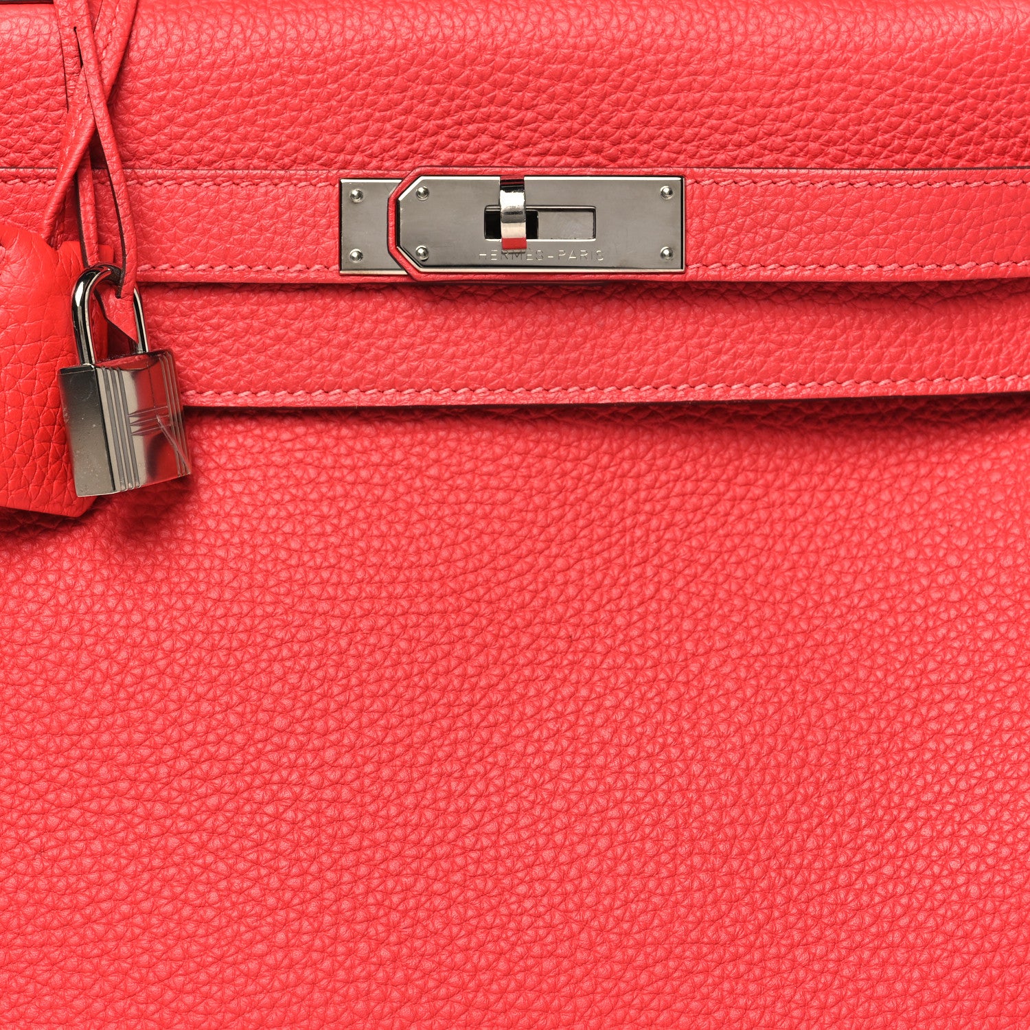 Hermes Togo Kelly Retourne 28 Rouge Pivoine 8 of 10