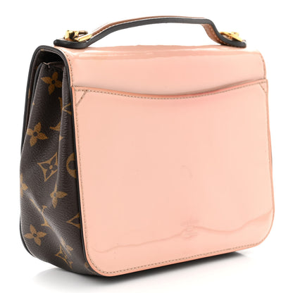 Louis Vuitton Patent Calfskin Monogram Cherrywood BB Rose Ballerine 3 of 17