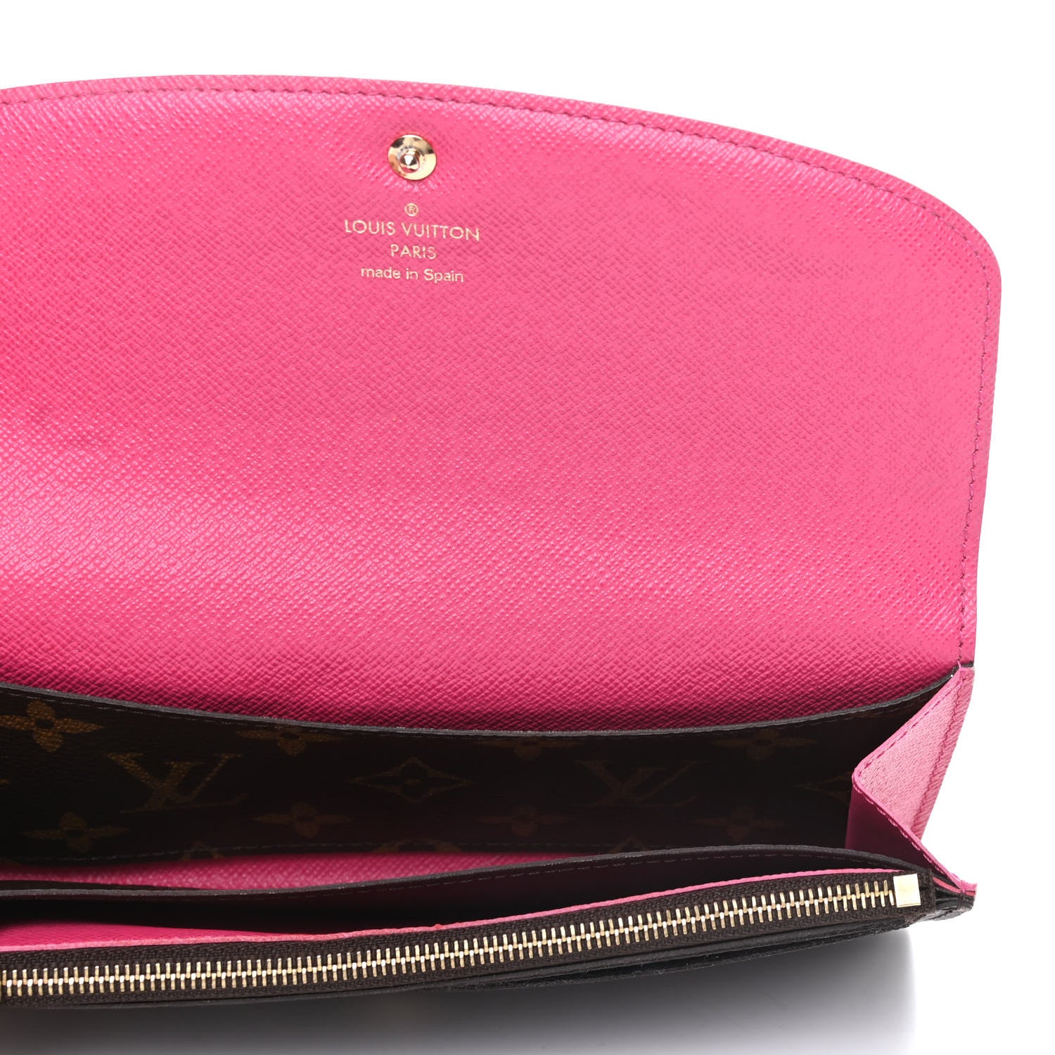 Louis Vuitton Monogram Bloom Flower Emilie Wallet 5 of 6