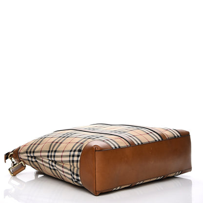 Burberry Horseferry Check Garnett Tote Tan 5 of 13