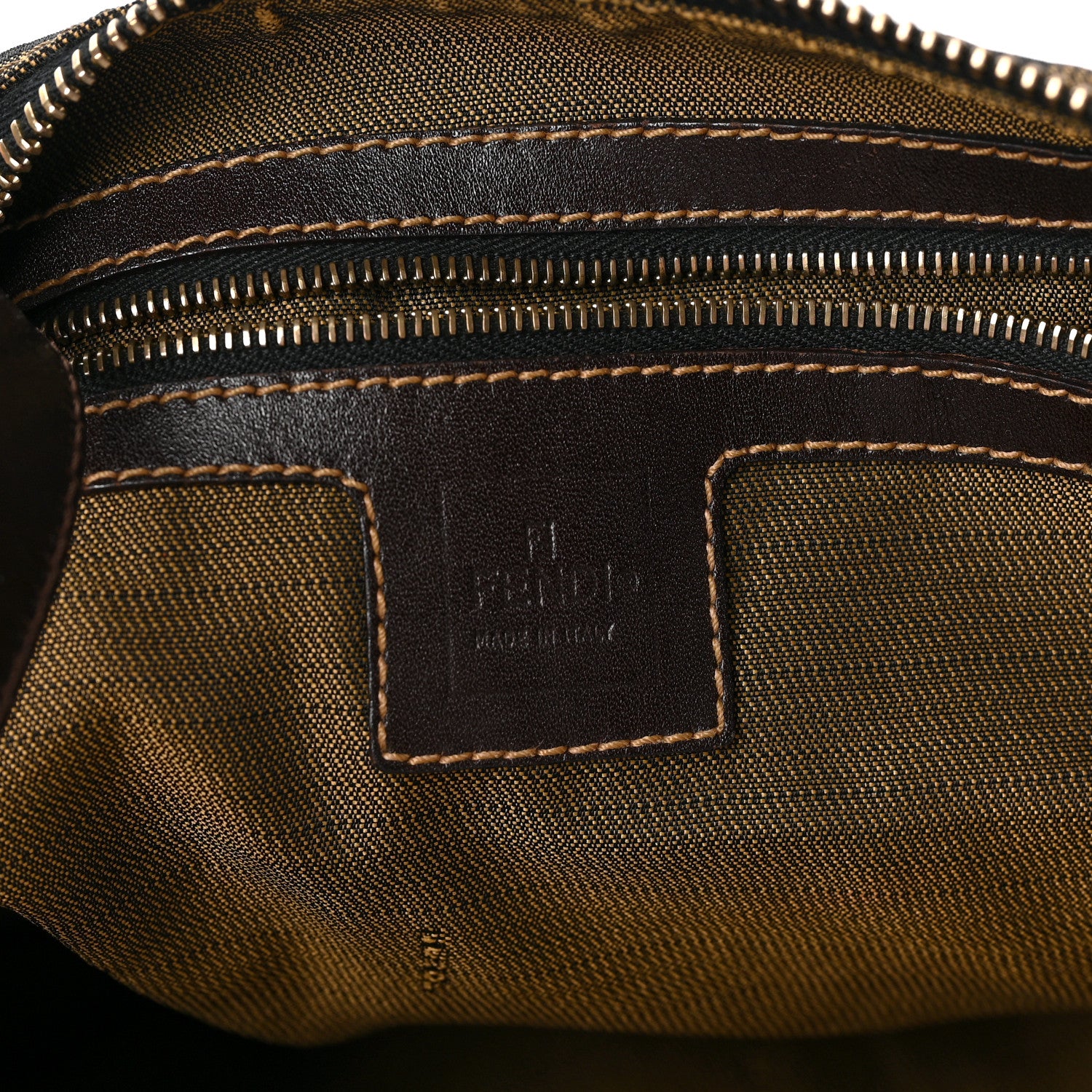 Fendi Zucca Baguette Shoulder Bag Tobacco 6 of 8