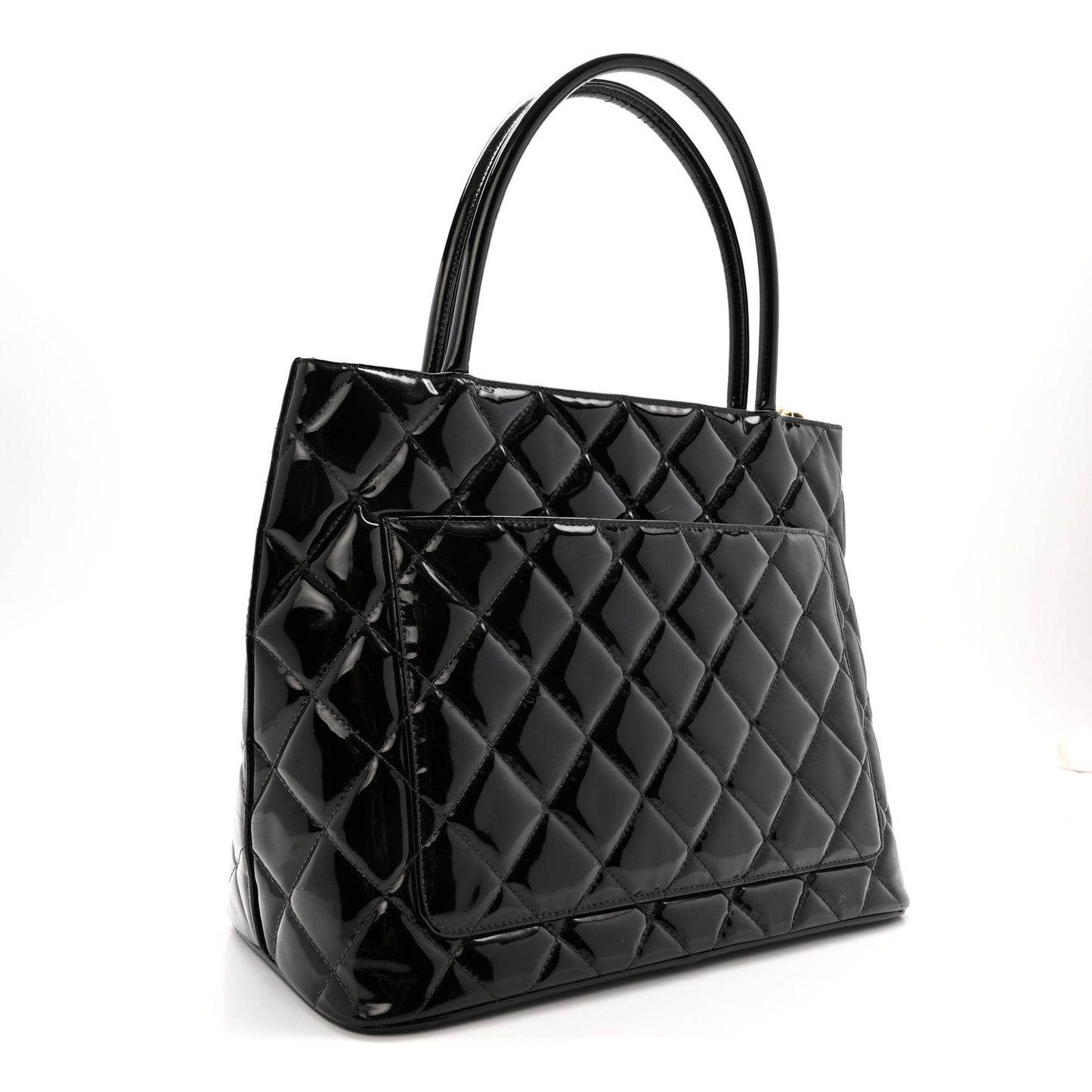 Patent Medallion Tote Black