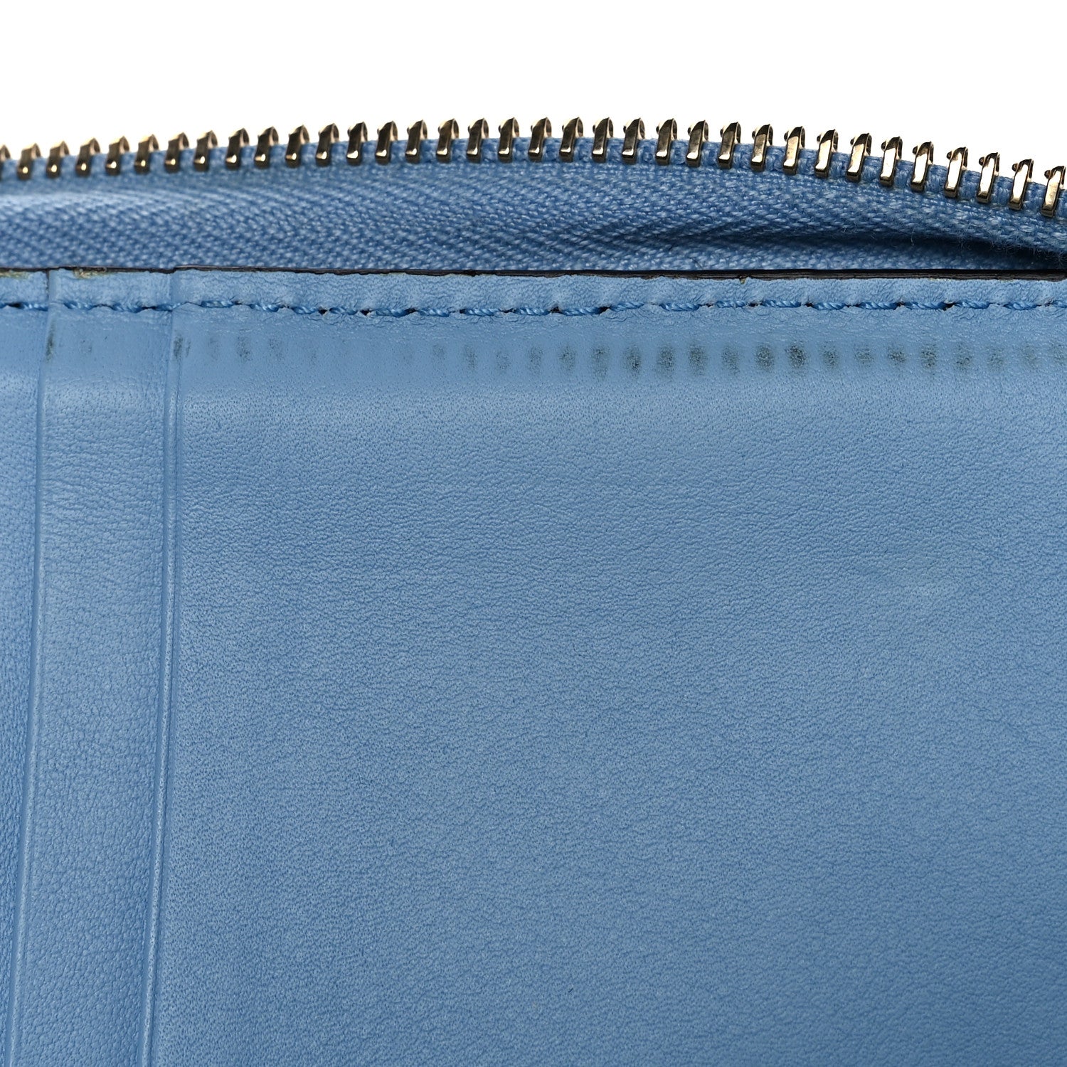 Gucci Soft Microguccissima Zip Around Organizer Wallet Mineral Blue 15 of 18