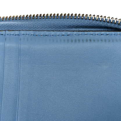 Gucci Soft Microguccissima Zip Around Organizer Wallet Mineral Blue 15 of 18