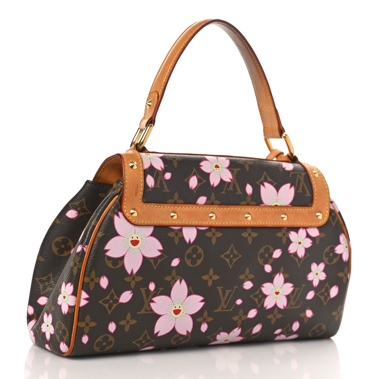 Monogram Cherry Blossom Sac Retro Bag Brown