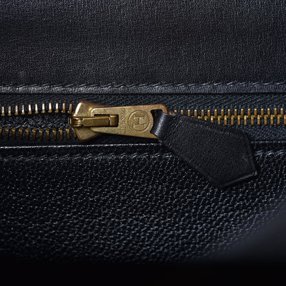 Hermes Box Kelly Retourne 28 Black 23 of 34