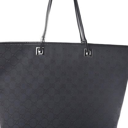 Gucci Monogram Large Bucket Tote Black 7 of 9