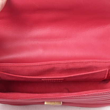 Louis Vuitton Calfskin New Wave Chain MM Rose Freesia 8 of 9