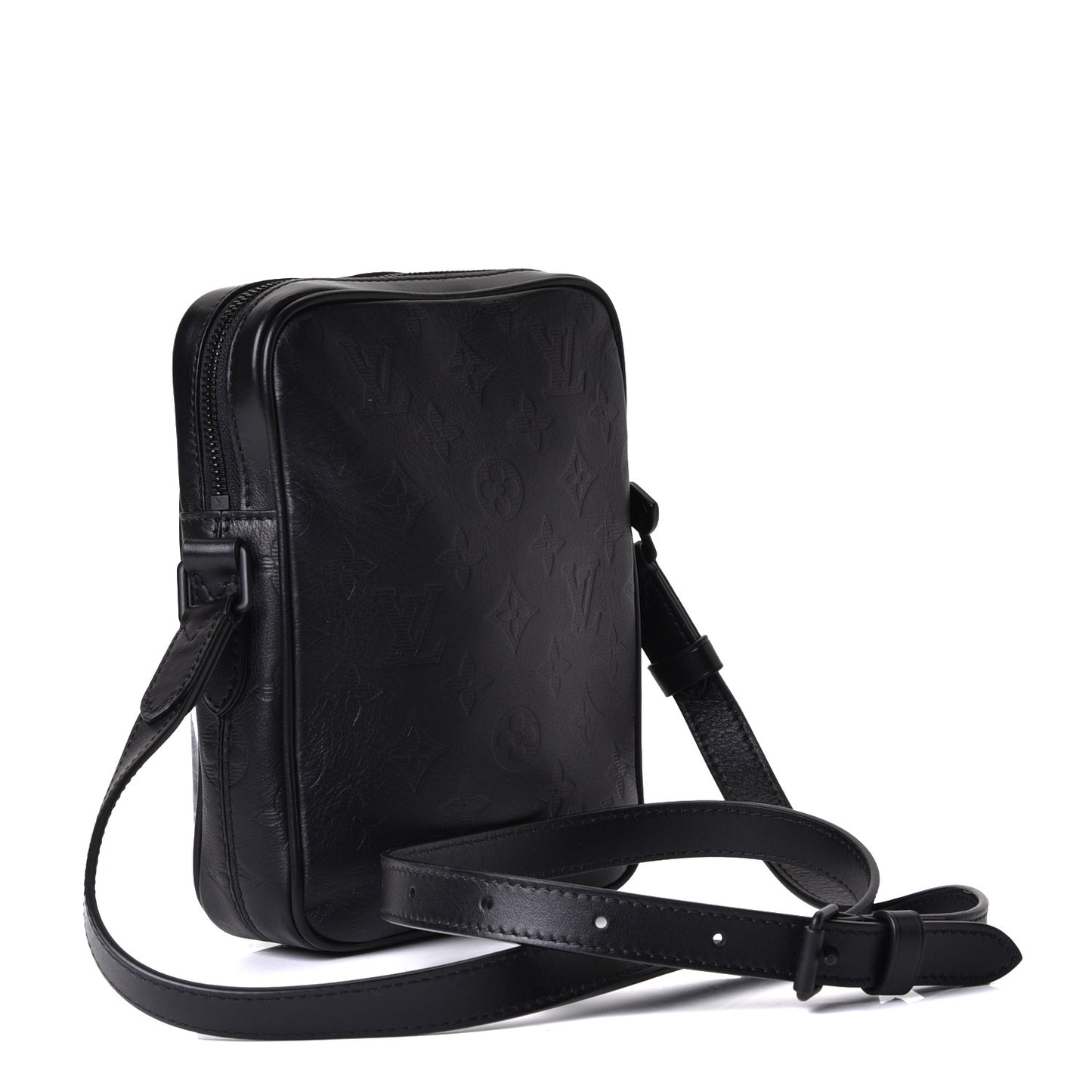 Calfskin Monogram Shadow Danube PM Black