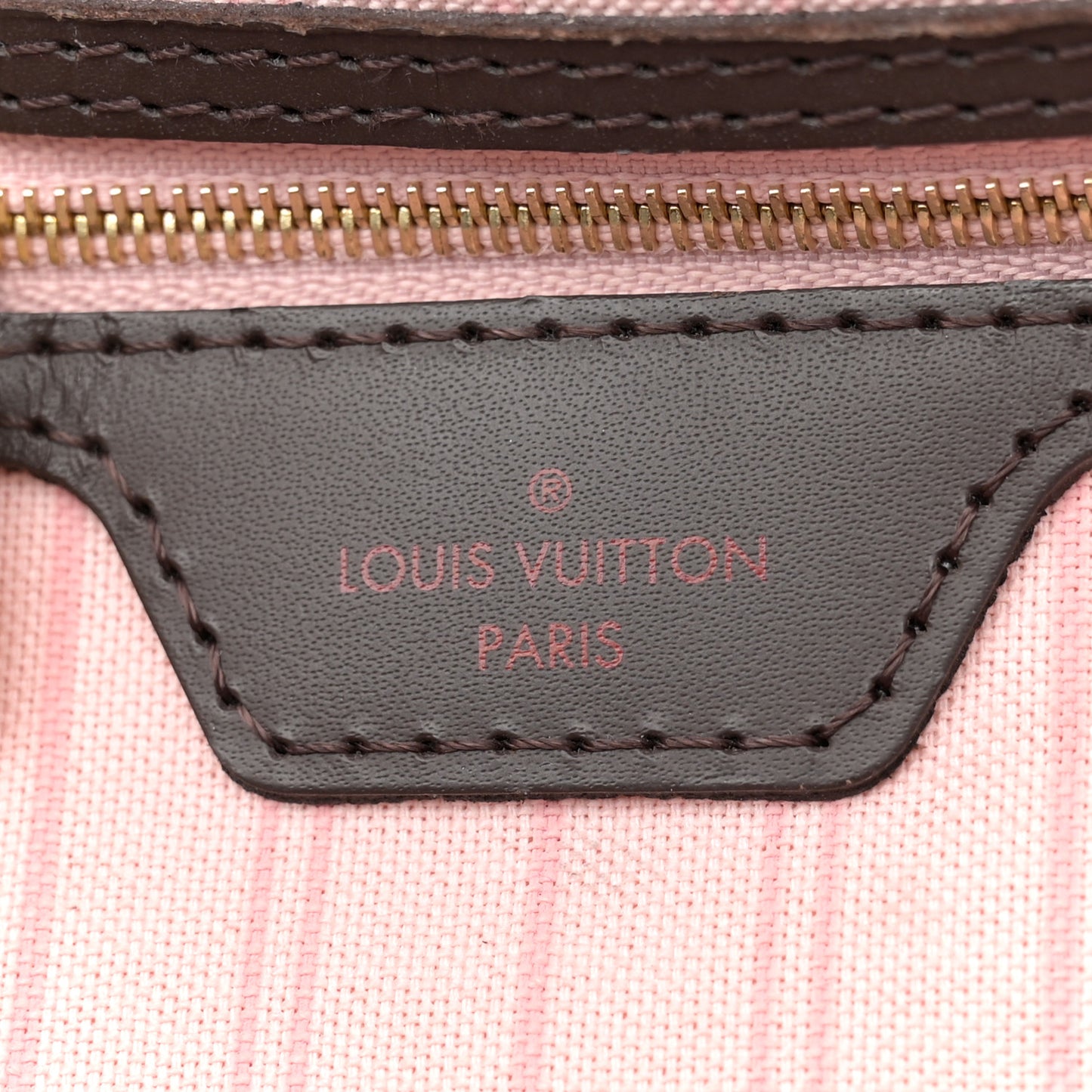 Damier Ebene Neo Neverfull MM Rose Ballerine