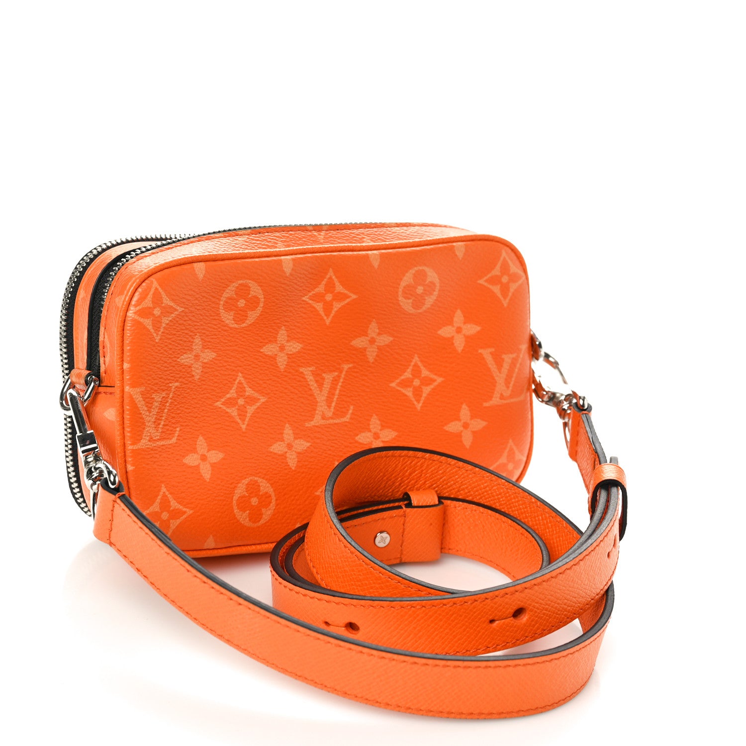 Louis Vuitton Taigarama Alpha Wearable Wallet Tangerine 3 of 9