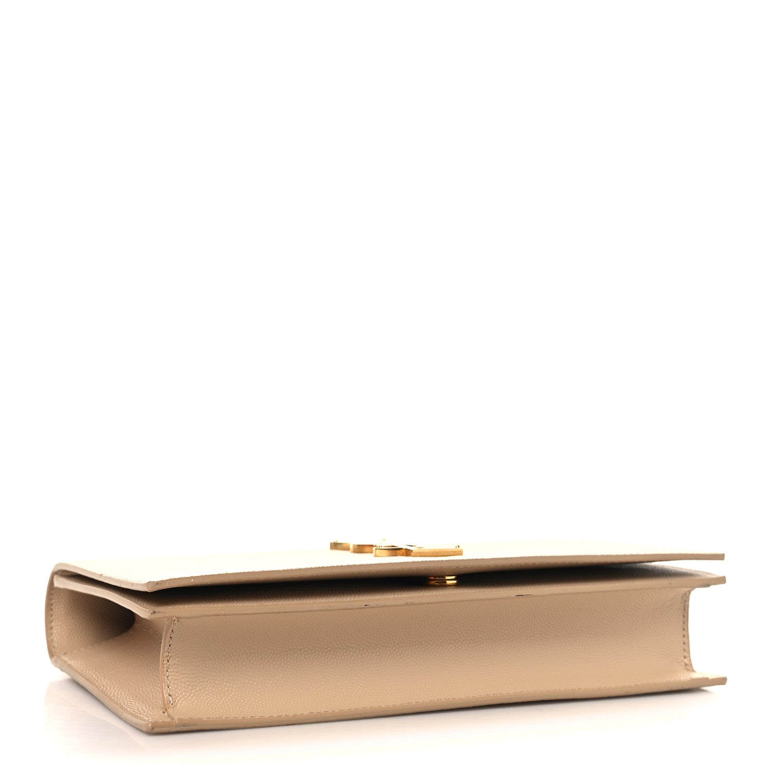Saint Laurent Grain De Poudre Classic Kate Monogram Clutch Nude Powder 4 of 8