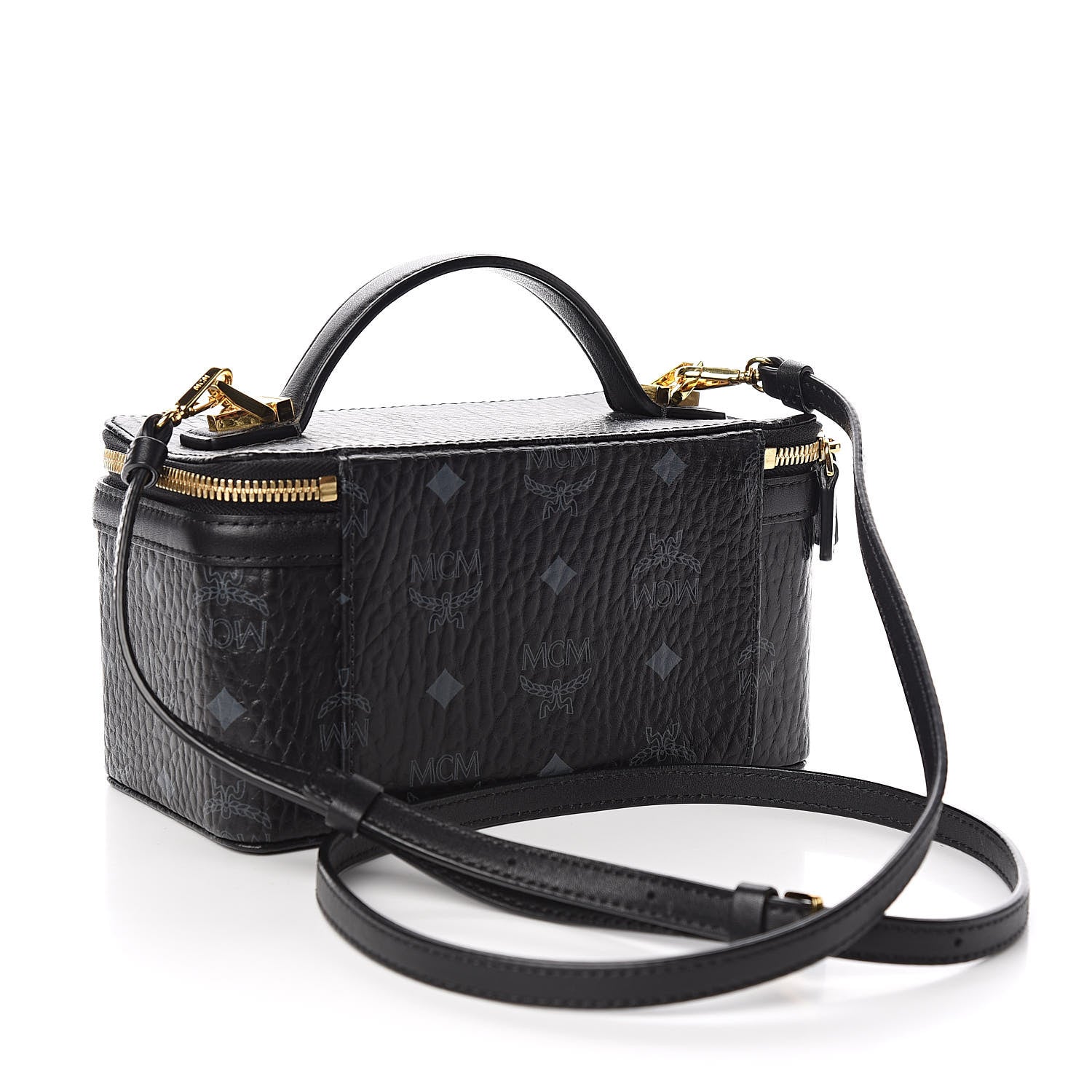 MCM Visetos Vanity Case Black 3 of 9