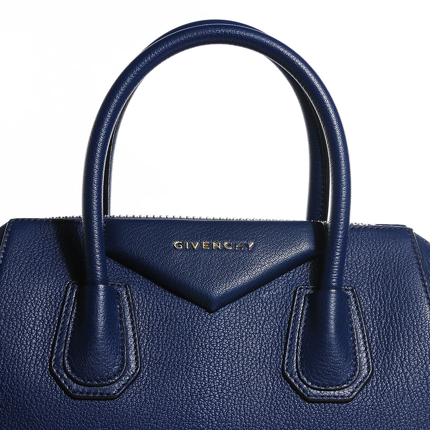 Sugar Goatskin Small Antigona Navy