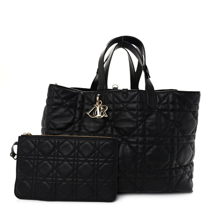 Christian Dior Calfskin Macrocannage Large Toujours Black 1 of 15