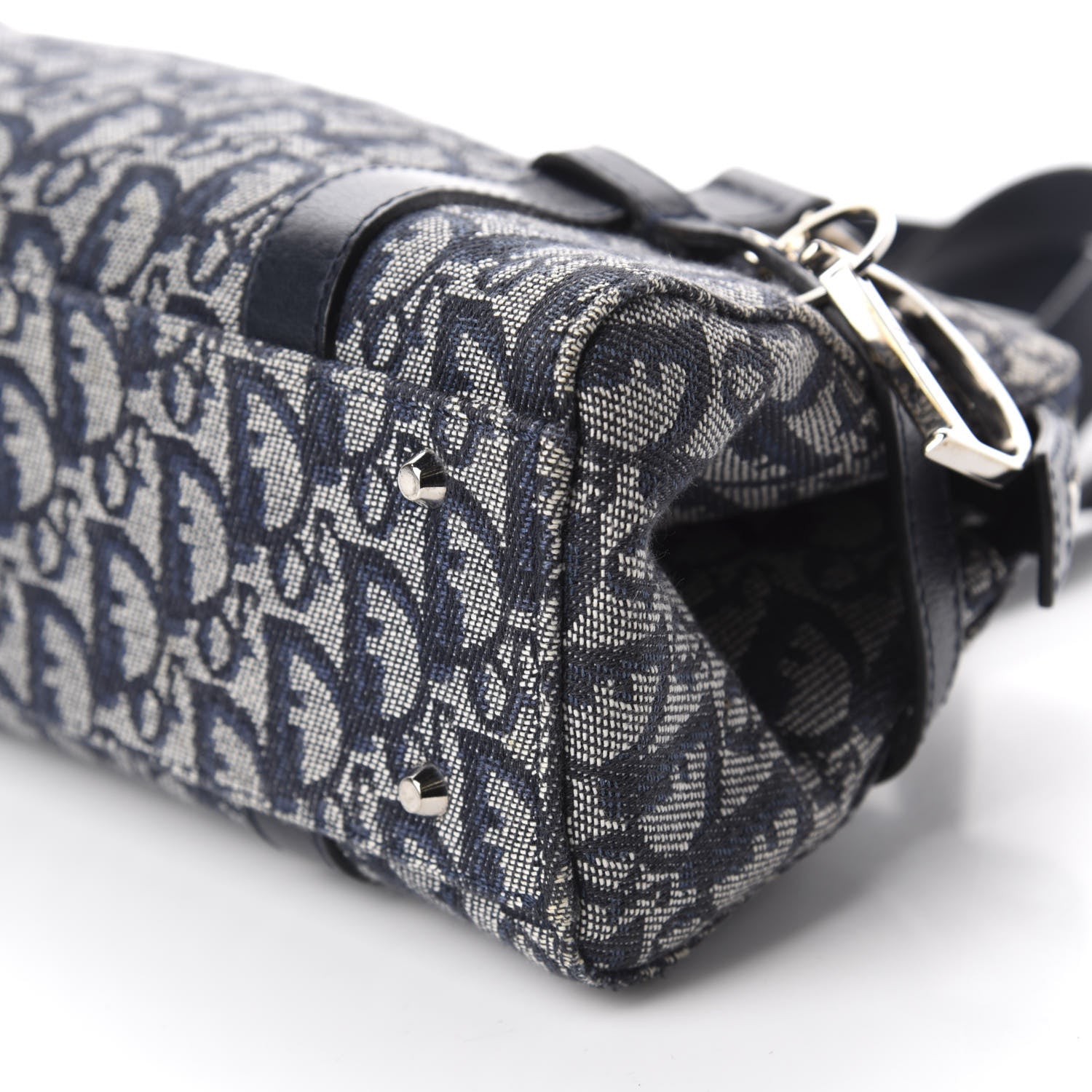 Christian Dior Denim Monogram Charms Shoulder Bag Blue 7 of 10