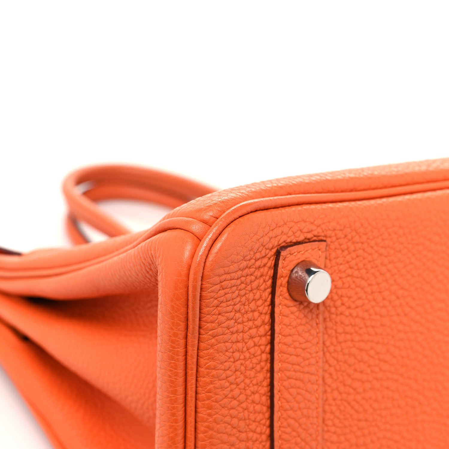 Hermes Togo Birkin 25 Orange 9 of 13