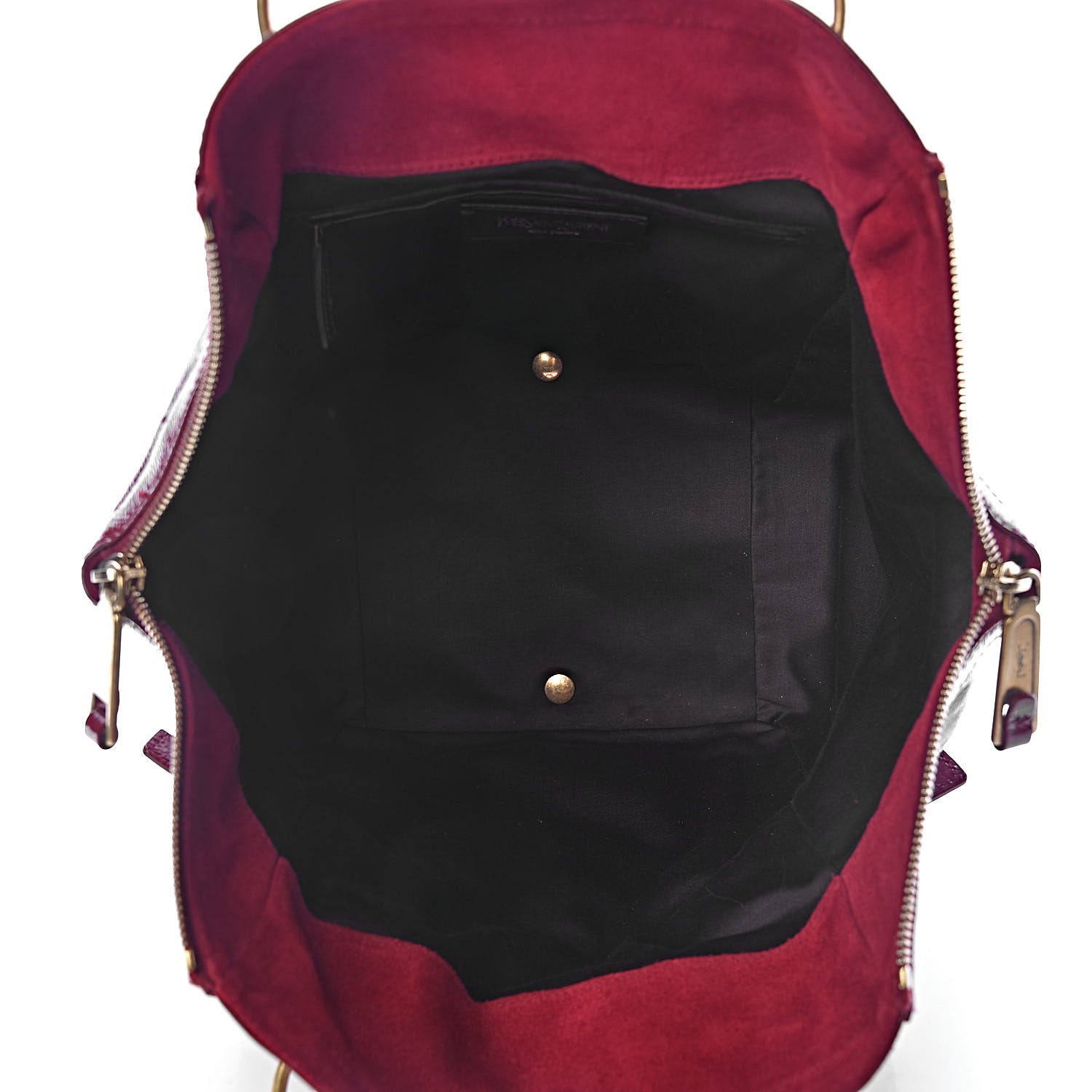 Saint Laurent Patent Small Downtown Dark Red 5 of 10