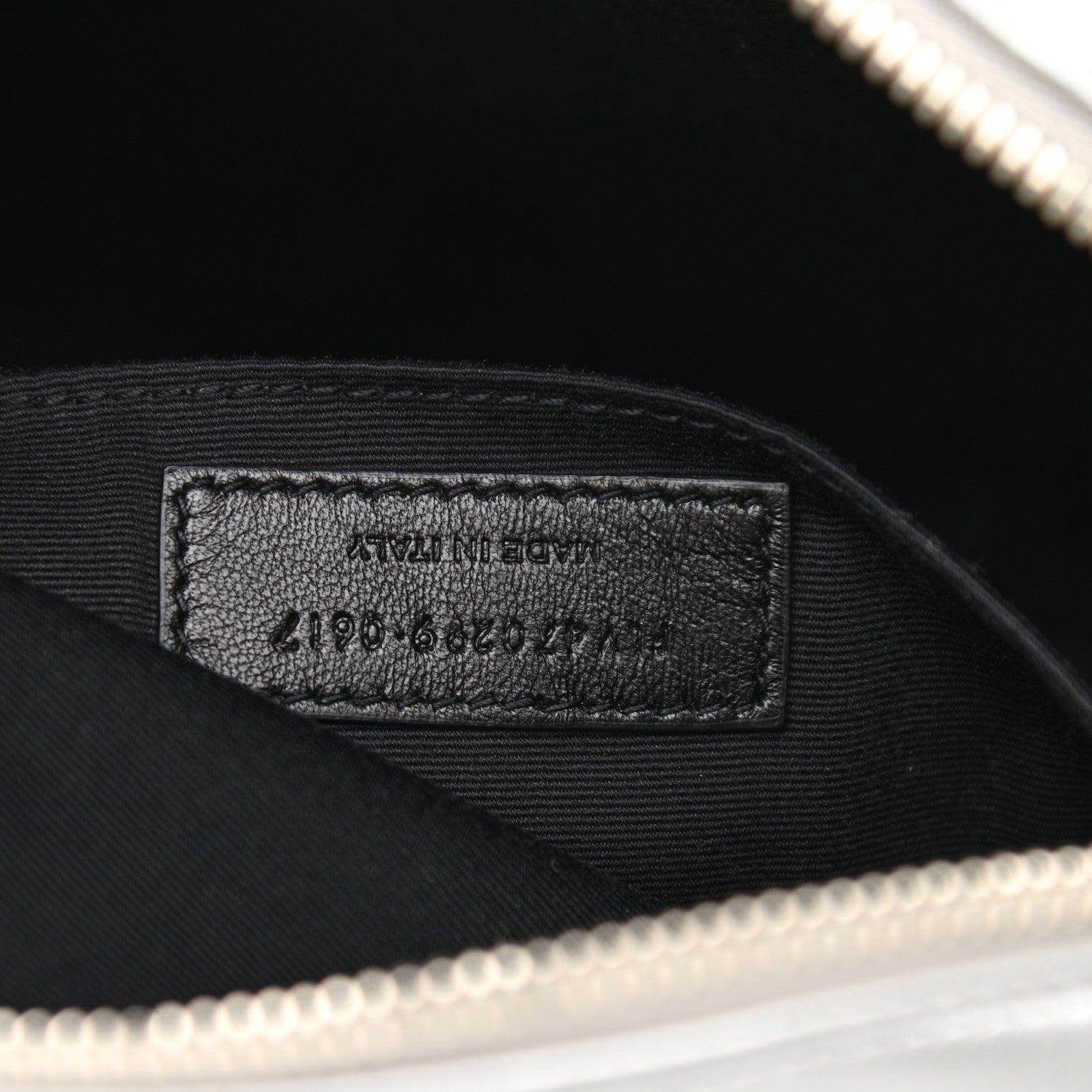 Saint Laurent Metallic Calfskin Monogram Small Lou Camera Bag Silver 7 of 14