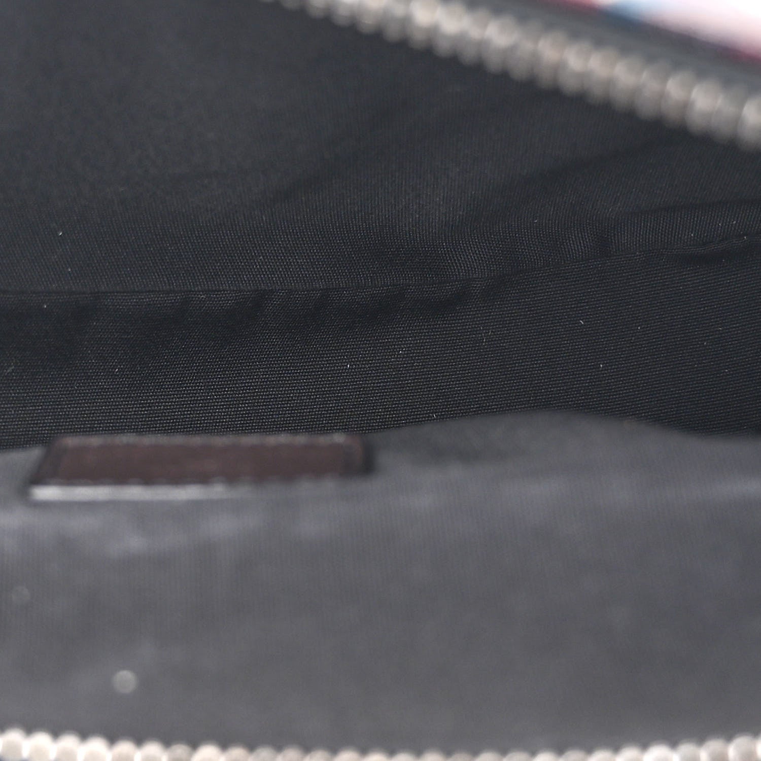 Christian Dior X PETER DOIG Denim Camouflage Saddle Bag Brown 5 of 9