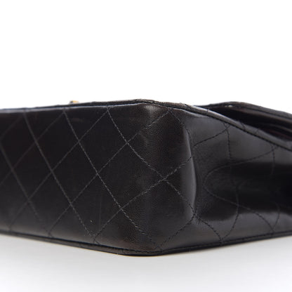 Chanel Lambskin Quilted Medium Double Flap Black 9 of 11