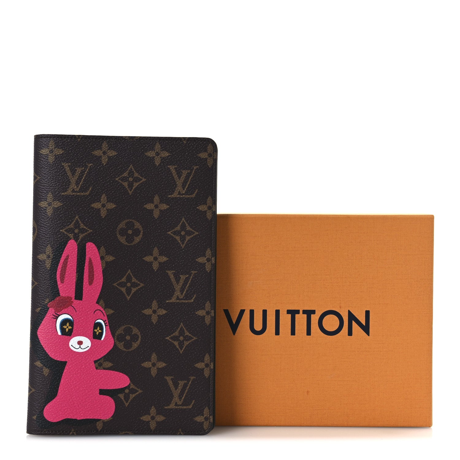 Louis Vuitton LV X SY Monogram Rabbit Emily Notebook Cover MM Pink 7 of 7