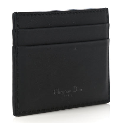Christian Dior Calfskin D-Fence Card Holder Black 3 of 10