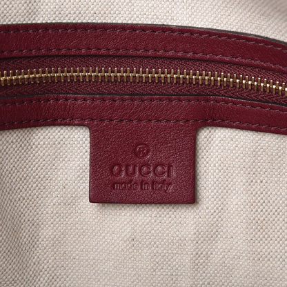 Gucci Guccissima Medium Bree Shoulder Bag Classic Ruby 7 of 11