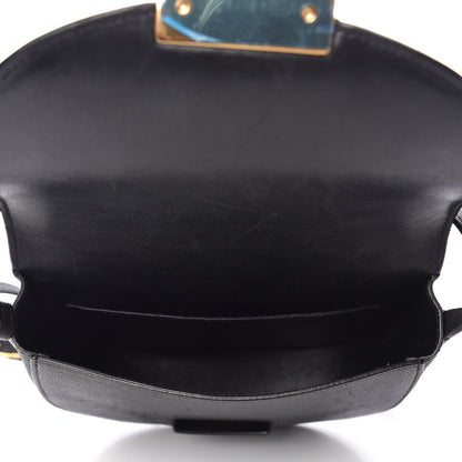 Celine Grained Calfskin Small Trotteur Black 5 of 9