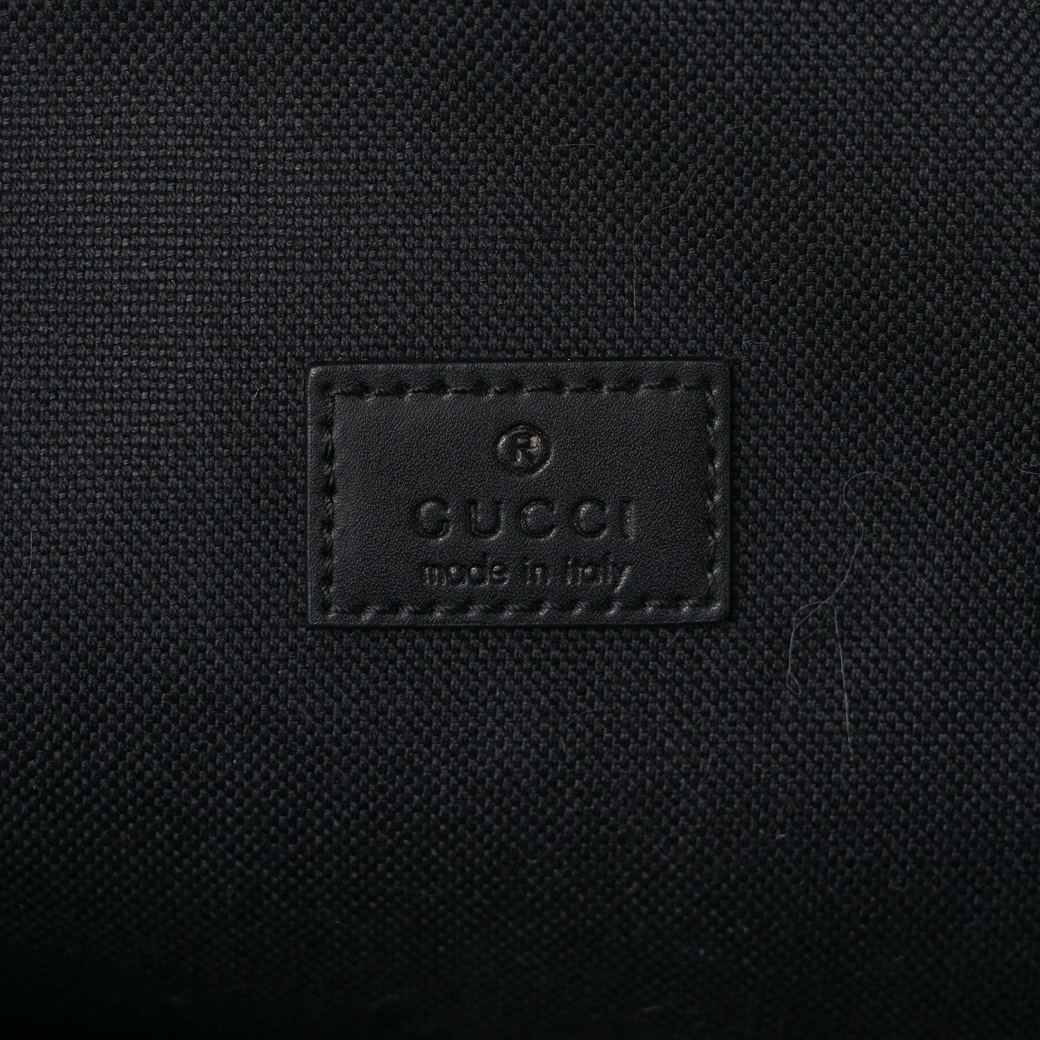 Gucci GG Supreme Monogram Web Belt Bag Black Grey 6 of 8
