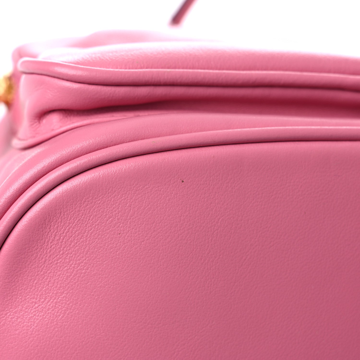 Prada Soft Calfskin Saffiano Mini Bucket Crossbody Bag Peonia 10 of 13